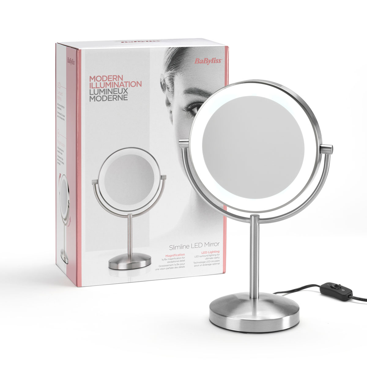 Miroir Slimline à LED - BaByliss
